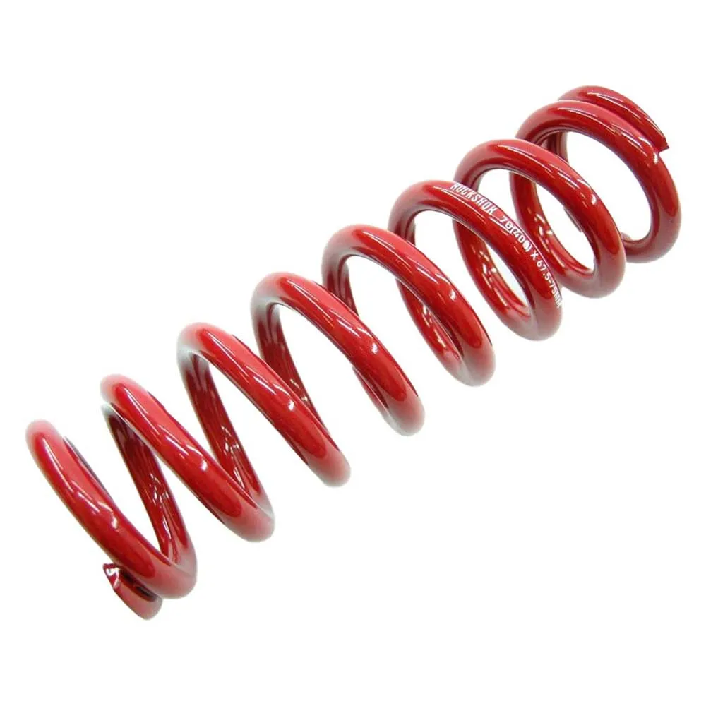 Rock Shox Metric Coil 174 Mm 67.5-75 Mm 300 Lb Stötdämparfjäder, Electric red, One Size