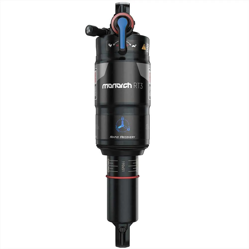 Rock Shox Monarch Rt3 D1 Stötdämpare, Black, 57mm, 200mm