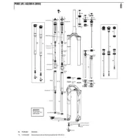 Rock Shox Pike 27.5´´ Gaffel Fjäder Tätning