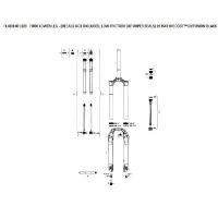 Rock Shox Pike B1-b2/select/select Plus B3/revelation Flask Gaffel Sänks Rock Shox Pike B1-b2/select/select Plus B3/revelation Flask Gaffel Sänks