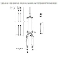 Rock Shox Pike Ultimate B3 Flask Gaffel Sänks
