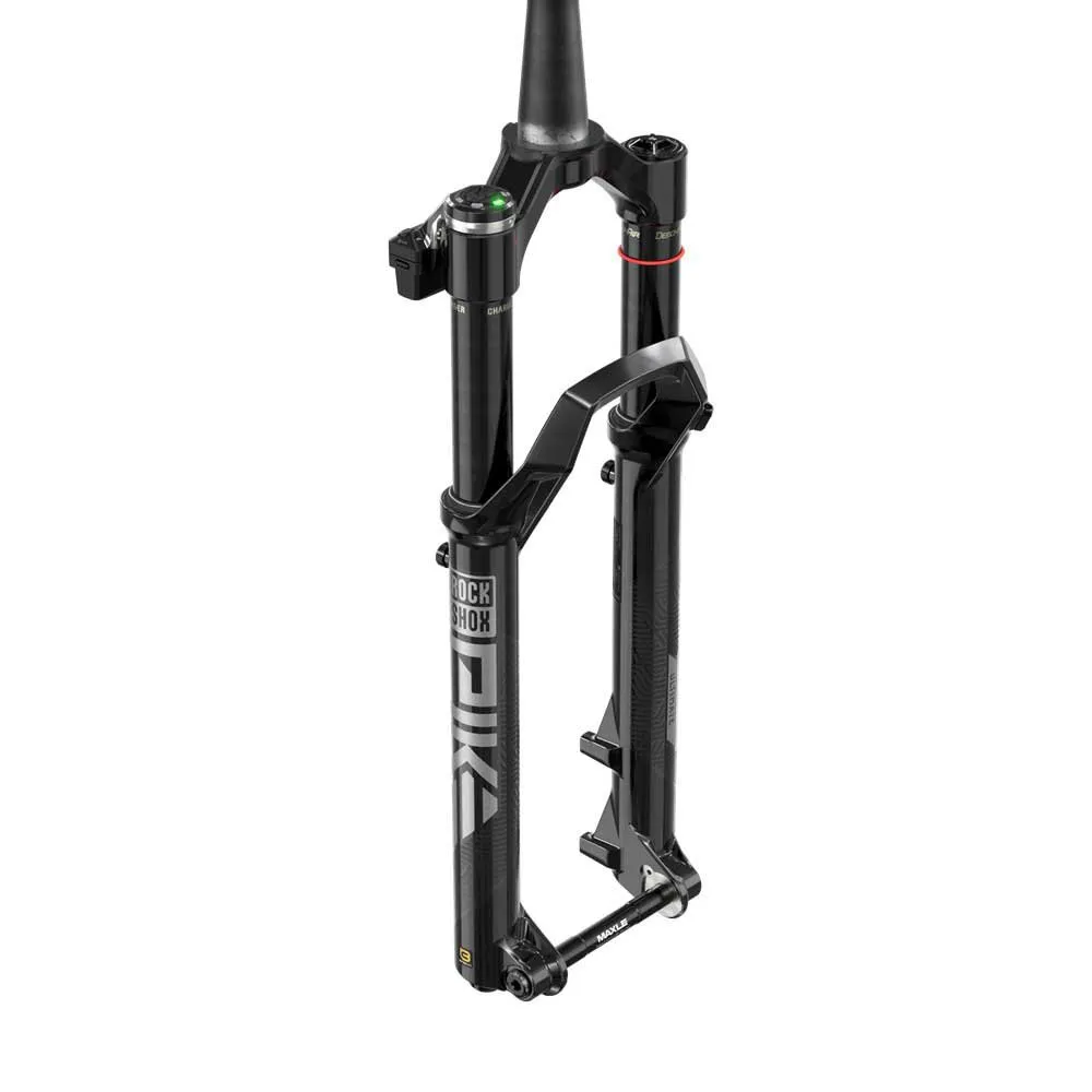Rock Shox Pike Ultimate Flight Attendant Boost™15 X 110 Mm Tpr Sm Crownod 44 Offset Db+ A3 Mtb-gaffel, Black, 29", 140mm