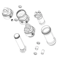 Rock Shox Progressive 47.5-55 Mm Deluxe Nude/bold C1 2022 Bakre Stötdämpare Luftpatron Kit Rock Shox Progressive 47.5-55 Mm Deluxe Nude/bold C1 2022 Bakre Stötdämpare Luftpatron Kit