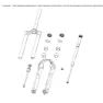 Rock Shox Race Day Sid Remote Kompressiondämpare, Black, 32 / 35mm