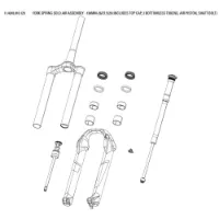Rock Shox Revelation A1-a4 Solo Air-fjädrad Gaffel