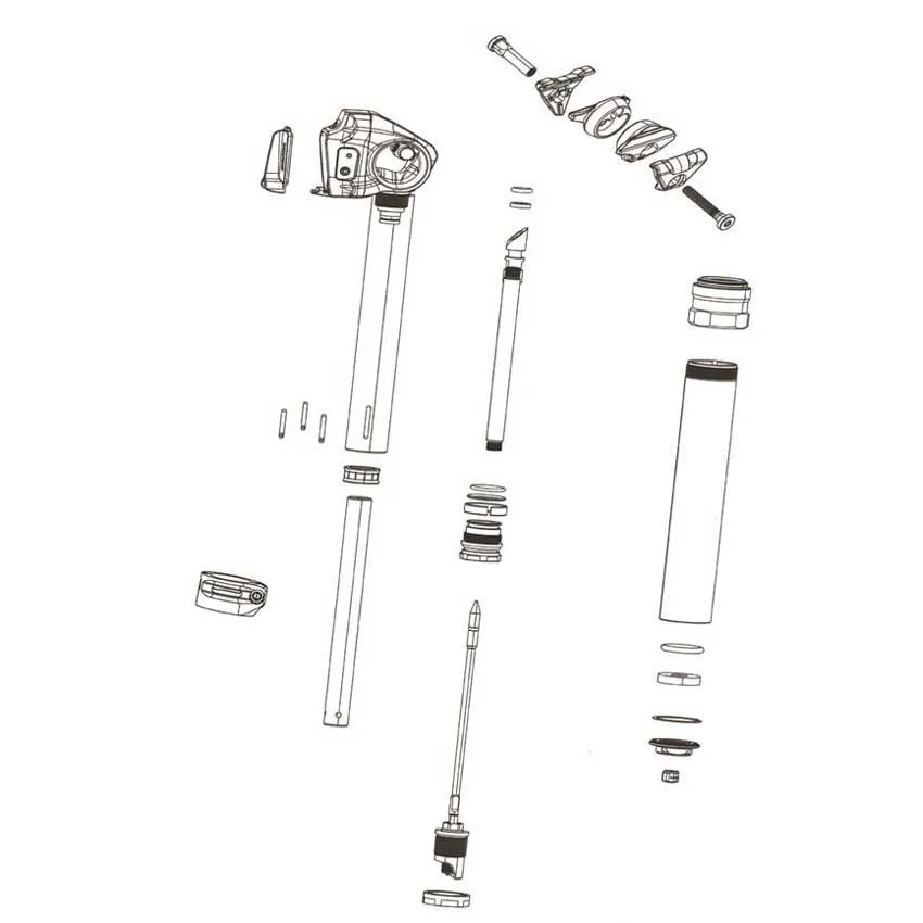 Rock Shox Reverb Axs B1 31.6 Mm Nedre Del Av Sadelstolpe