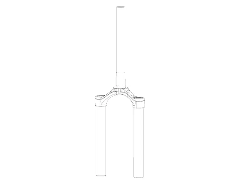 Rock Shox Rockshox Boxxer C1+ Upper Crown 35mm Grey (2019+), Grey, 35mm / 27.5-29"