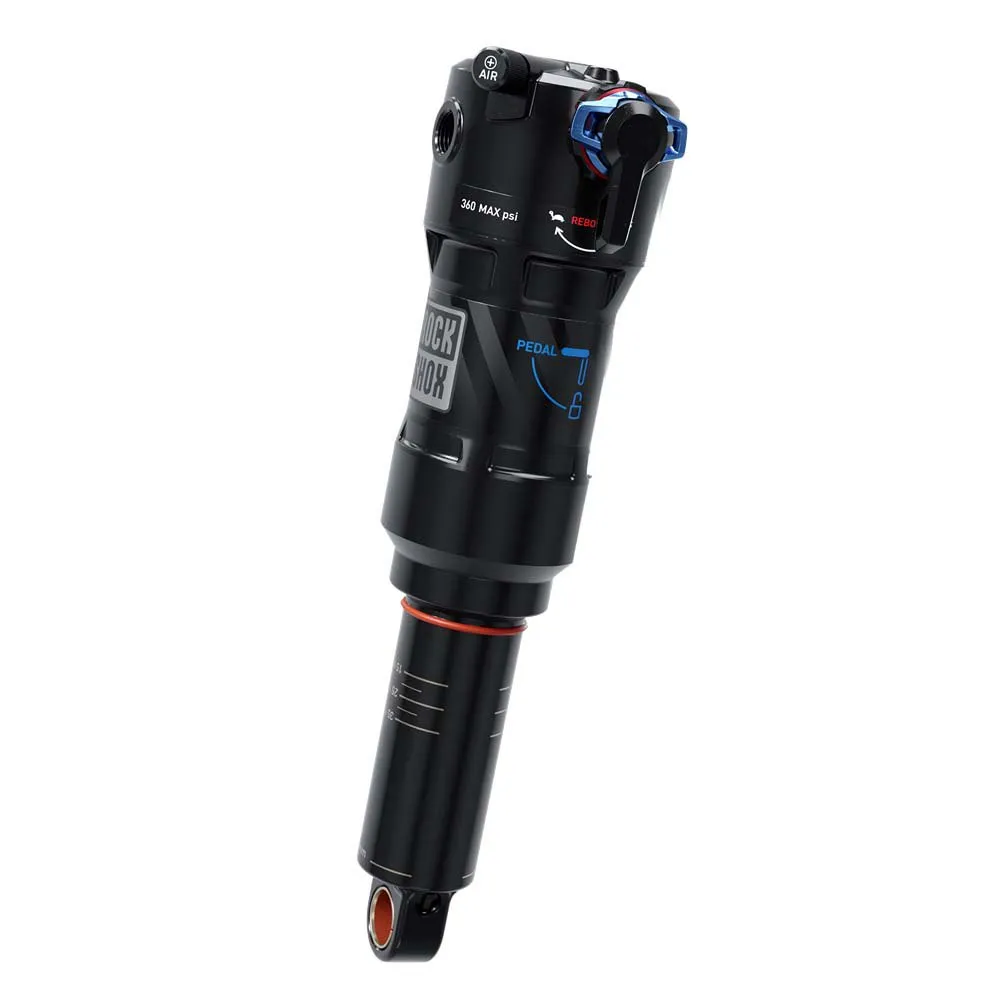 Rock Shox Rs Deluxe Ultimate Rct Linear Air 0neg/0pos Tokens Linearreb/dcomp 380lb Lockout Stötdämpare, Black, 50mm, 185mm
