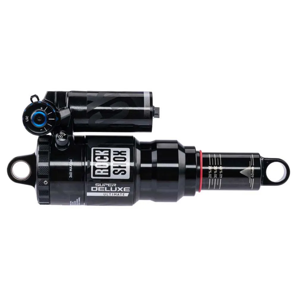 Rock Shox Rs Super Deluxe Ultimate Rc2t Linear Xl Air C2 Specializd Epic Evo 2021-2023 Stötdämpare, Black, 40mm, 190mm