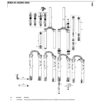 Rock Shox Sid 26´´ 120 Mm Gaffel Fjäder Tätning Rock Shox Sid 26´´ 120 Mm Gaffel Fjäder Tätning