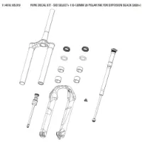 Rock Shox Sid Select Plus Klistermärkesset