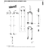 Rock Shox Sid Sl 32 Mm 2021 Flask Gaffel Sänks Rock Shox Sid Sl 32 Mm 2021 Flask Gaffel Sänks