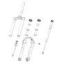 Rock Shox Sid Sl Flight Attendant C1+ 2021+ Gaffelkontrollmodul, Multicolor, One Size