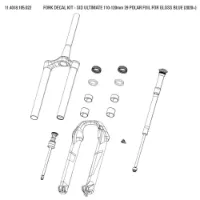Rock Shox Sid Ultimate Klistermärkesset Rock Shox Sid Ultimate Klistermärkesset