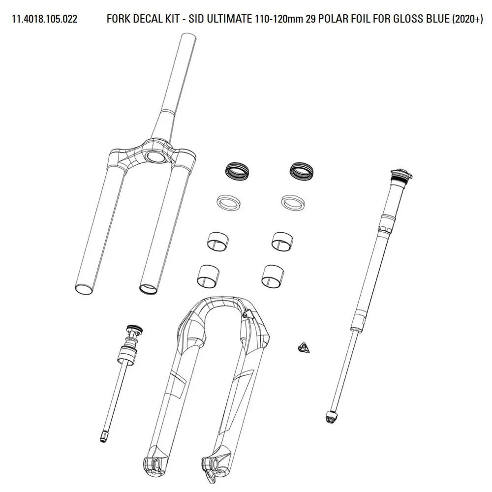 Rock Shox Sid Ultimate Klistermärkesset