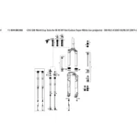 Rock Shox Sid World Cup/rlc/xx/rl 29´´ 42 Offset Solo Air Carbon Taper Gaffel För Krona/styrrör/överrör-samling Rock Shox Sid World Cup/rlc/xx/rl 29´´ 42 Offset Solo Air Carbon Taper Gaffel För Krona/styrrör/överrör-samling