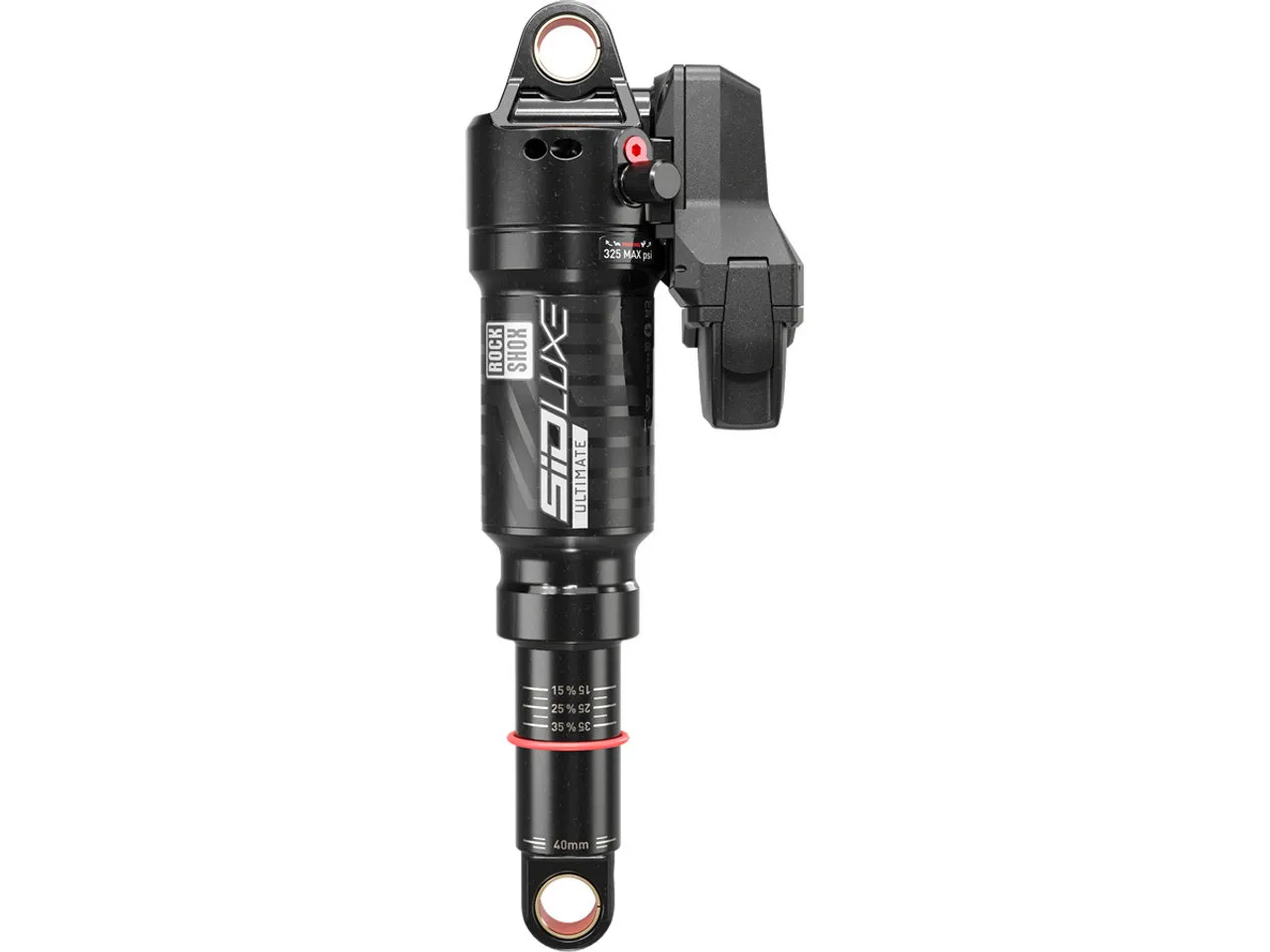 Rock Shox SIDLuxe Ultimate FA Solo Air Dämpfer für Santa Cruz Blur ab 2022, Black, 42.5mm, 190mm