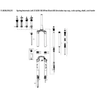 Rock Shox Silver Extra Hård Spiralfjäder Recon Rl B1/tk C1