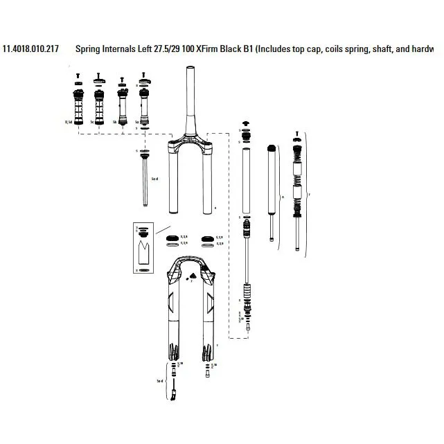 Rock Shox Silver Extra Hård Spiralfjäder Recon Rl B1/tk C1, Black, 100mm Rock Shox Silver Extra Hård Spiralfjäder Recon Rl B1/tk C1, Black, 100mm