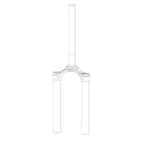 Rock Shox Styrstam Och Styre Sid Sl/ultimate 44 Offset 32 Mm Rock Shox Styrstam Och Styre Sid Sl/ultimate 44 Offset 32 Mm