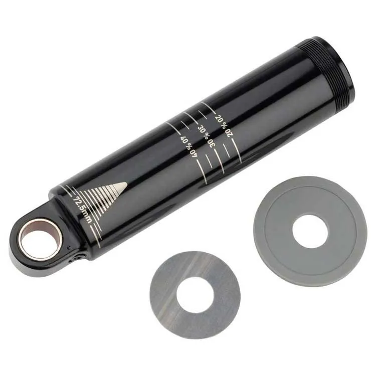Rock Shox .super Deluxe C1+ 2023+ Standard Eyelet 75 Mm Kit Med Bakre Stötdämpare, Black, One Size