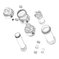 Rock Shox Super Deluxe Rc Corp Kit Med Bakre Stötdämpare Rock Shox Super Deluxe Rc Corp Kit Med Bakre Stötdämpare