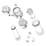 Rock Shox Super Deluxe Thrushaft C1 2021 57.5 Mm Rear Shock Damper Body Företag, Black, One Size