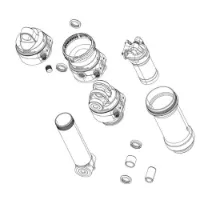 Rock Shox Super Deluxe Thrushaft C1 2021 62.5 Mm Rear Shock Damper Body Företag Rock Shox Super Deluxe Thrushaft C1 2021 62.5 Mm Rear Shock Damper Body Företag