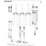Rock Shox Totem Motion Control Dh Kompressiondämpare, Black / blue, One Size