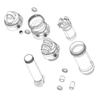 Rock Shox Vivid C1+ 2024+ Kolvsats Rock Shox Vivid C1+ 2024+ Kolvsats
