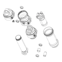 Rock Shox Vivid Trunnion 50 C1+ 2024+ Bakre Stötdämpare ögla Kit