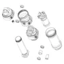 Rock Shox Vivid Trunnion 67.5 C1+ 2024+ Bakre Stötdämpare ögla Kit, Multicolor, One Size