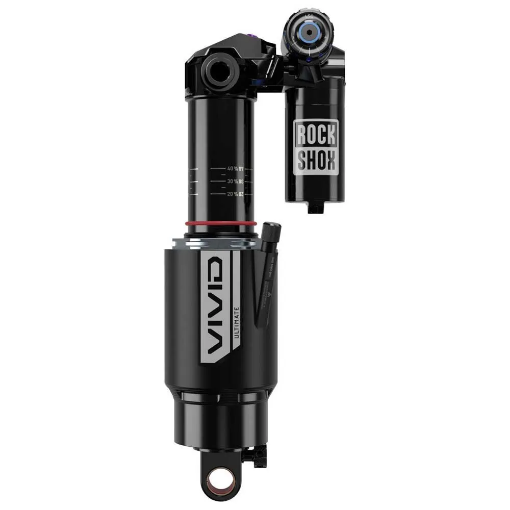 Rock Shox Vivid Ultimate Rc2t Reb25/comp30 Standard/trunnion Transition Repeater Stötdämpare, Black, 65mm, 205mm