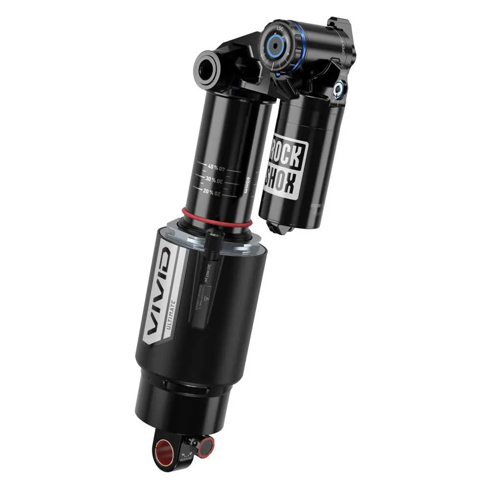 Rock Shox Vivid Ultimate Rc2t Reb25/comp30 Standard/trunnion Transition Spire Stötdämpare, Black, 65mm, 205mm