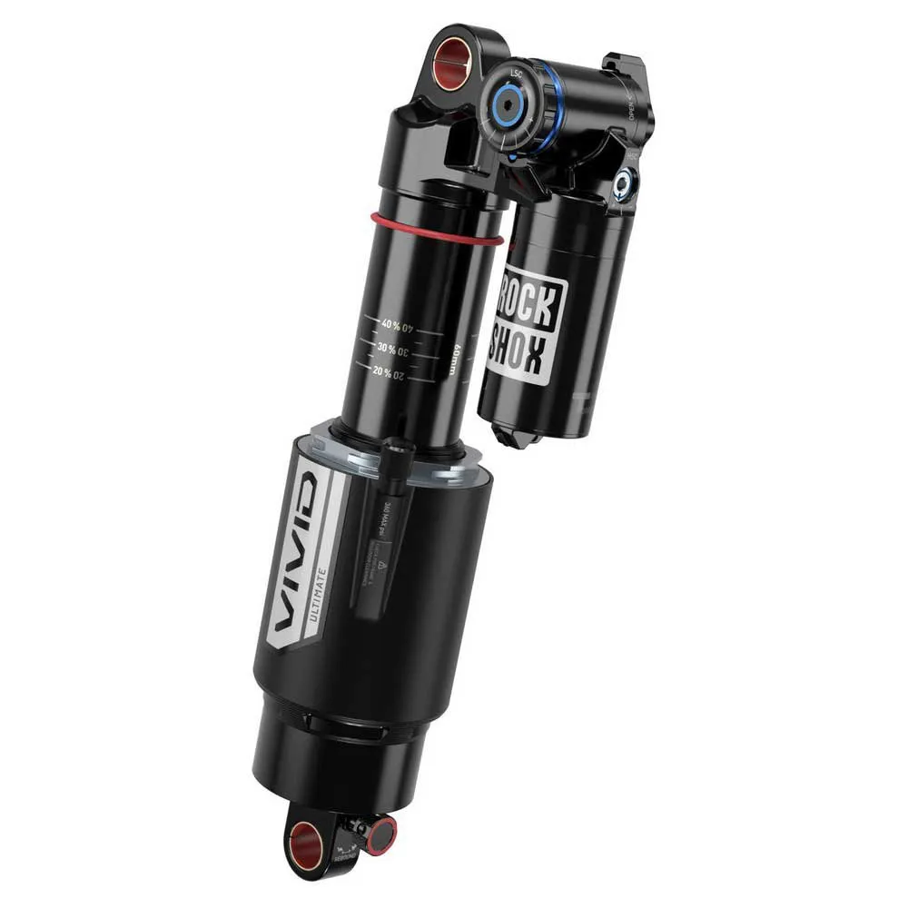 Rock Shox Vivid Ultimate Rc2t Reb25/comp37 Standard/bearing Nukeproof Mega Stötdämpare, Black, 62.5mm, 230mm
