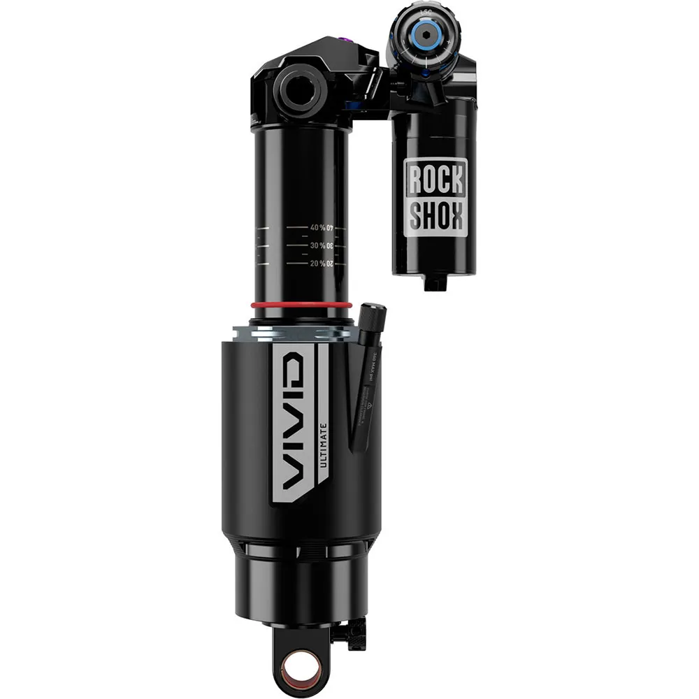 Rock Shox Vivid Ultimate Rc2t Reb25/comp37 Standard/bearing Santa Cruz Bullit Stötdämpare, Black, 62.5mm, 230mm