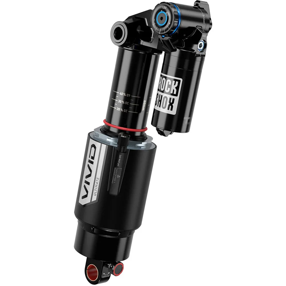 Rock Shox Vivid Ultimate Rc2t Reb25/comp37 Standard/bearing Santa Cruz Bullit Stötdämpare, Black, 62.5mm, 230mm