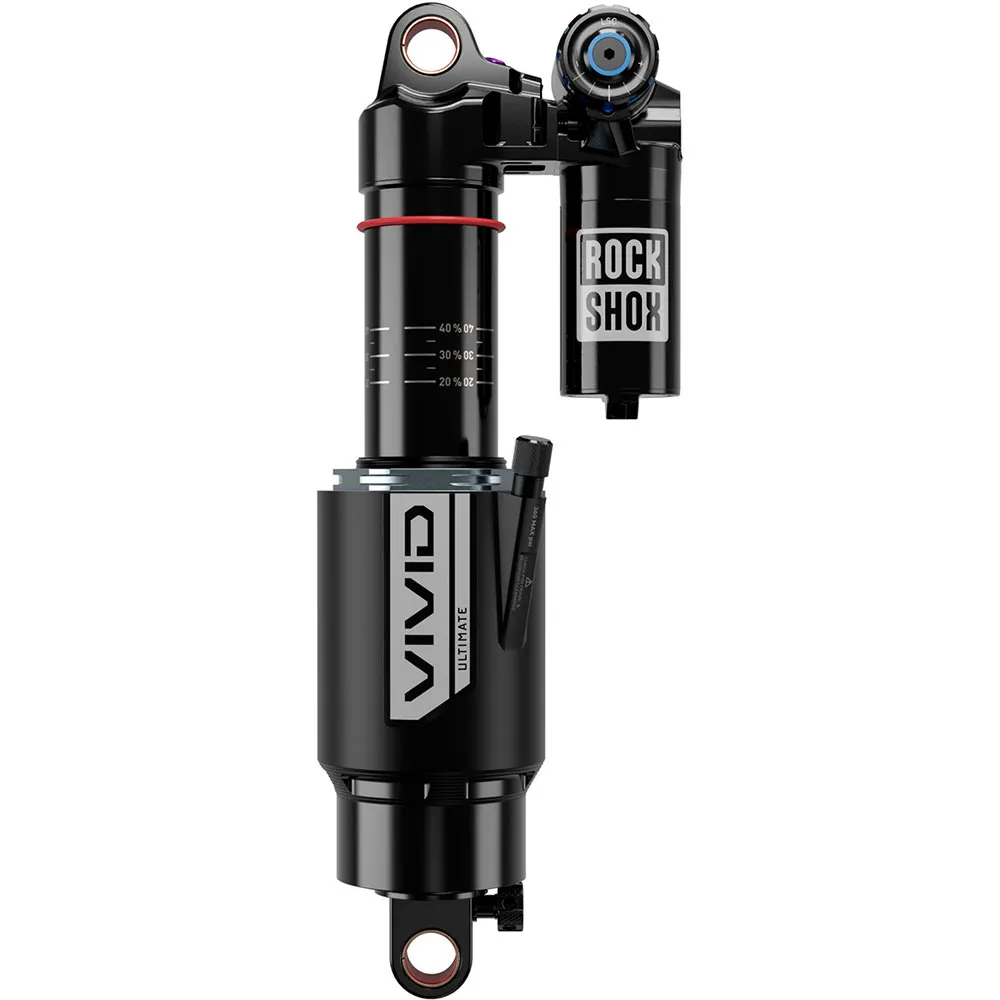 Rock Shox Vivid Ultimate Rc2t Reb25/comp37 Standard/bearing Santa Cruz Bullit Stötdämpare, Black, 62.5mm, 230mm