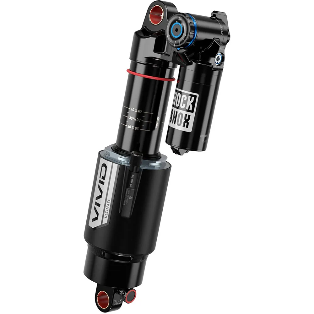 Rock Shox Vivid Ultimate Rc2t Reb25/comp37 Standard/bearing Santa Cruz Bullit Stötdämpare, Black, 62.5mm, 230mm