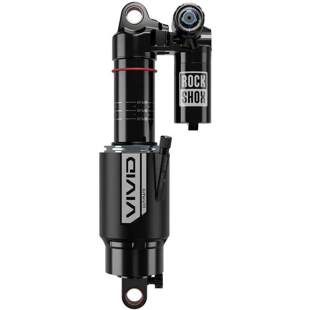 Rock Shox Vivid Ultimate Rc2t Standard C1-santa Cruz Bronson 4 2023+ Stötdämpare, Black, 60mm, 230mm