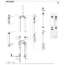 Rock Shox Yari/lyrik 150 Mm Solo Air Left Inre Fjäderdelar, Black, One Size