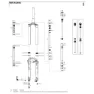 Rock Shox Yari/lyrik 27.5´´ 170 Mm Dual Position Air Left Inre Fjäderdelar, Black, One Size