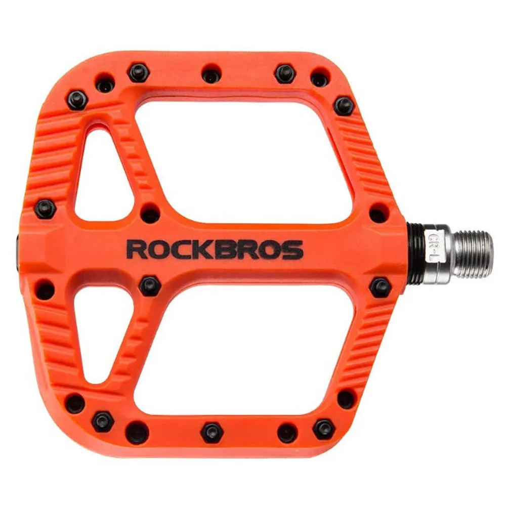 Rockbros 2018-12aor Cykelpedaler, Orange, One Size