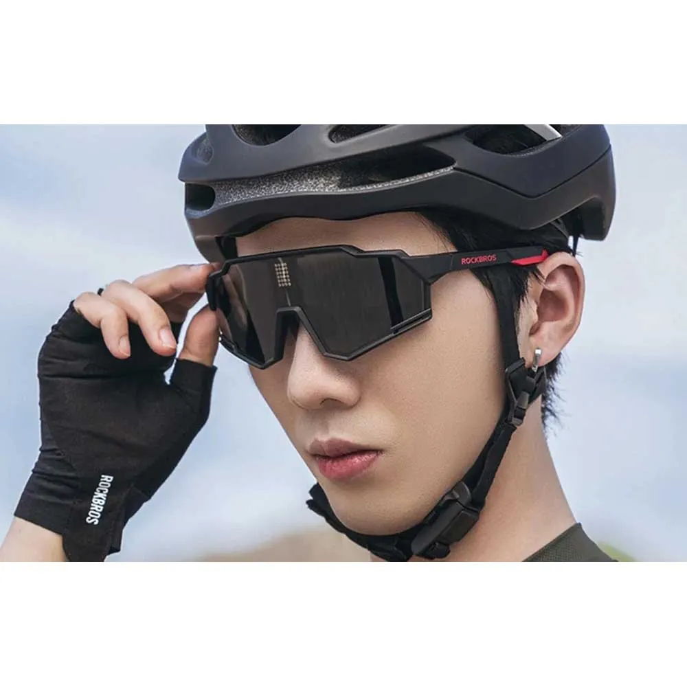 Rockbros Sp280 Smart Electrochromic Foto Kromatiska Solglasögon, Black, Black/CAT3