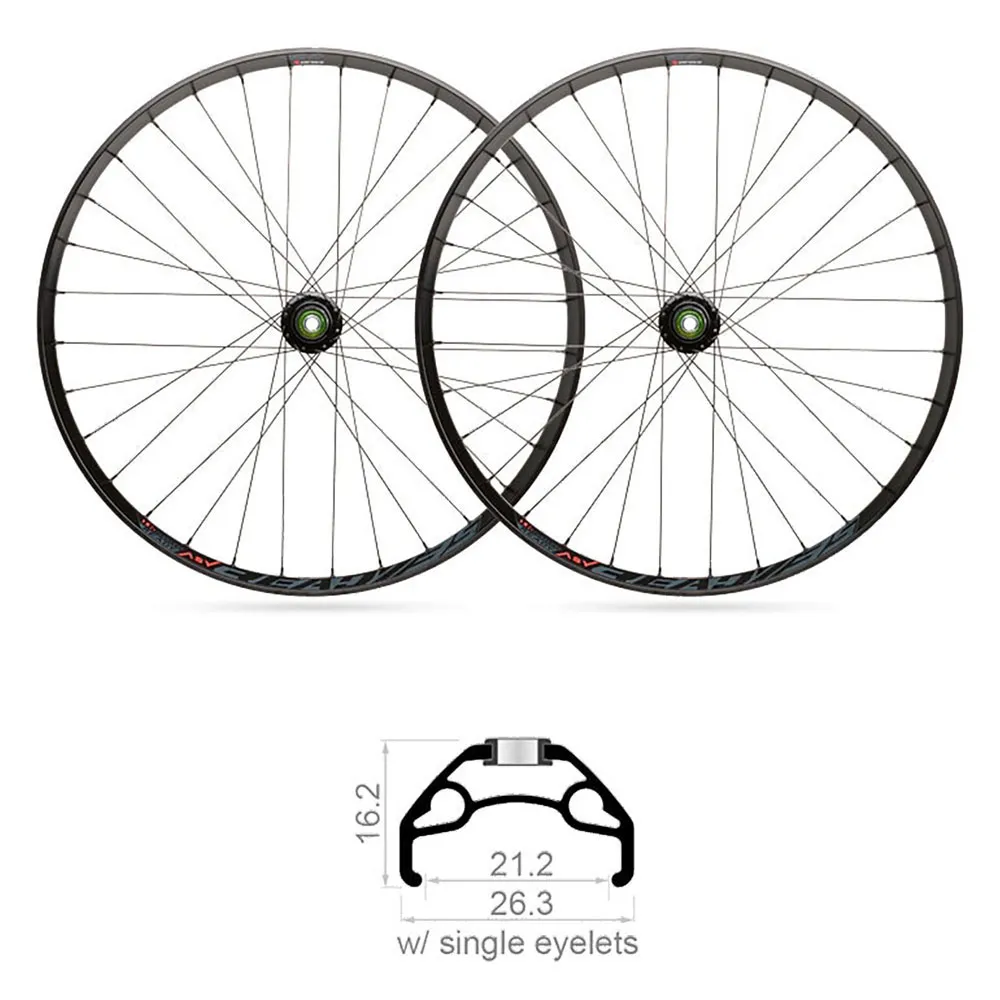 Rodi Black Rock 29´´ Disc Mtb-hjulset, Black, 12 x 100/12 x 142mm, Shimano/Sram HG