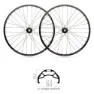 Rodi Black Rock 29´´ Disc Mtb-hjulset, Black, 12 x 100/12 x 142mm, Shimano/Sram HG