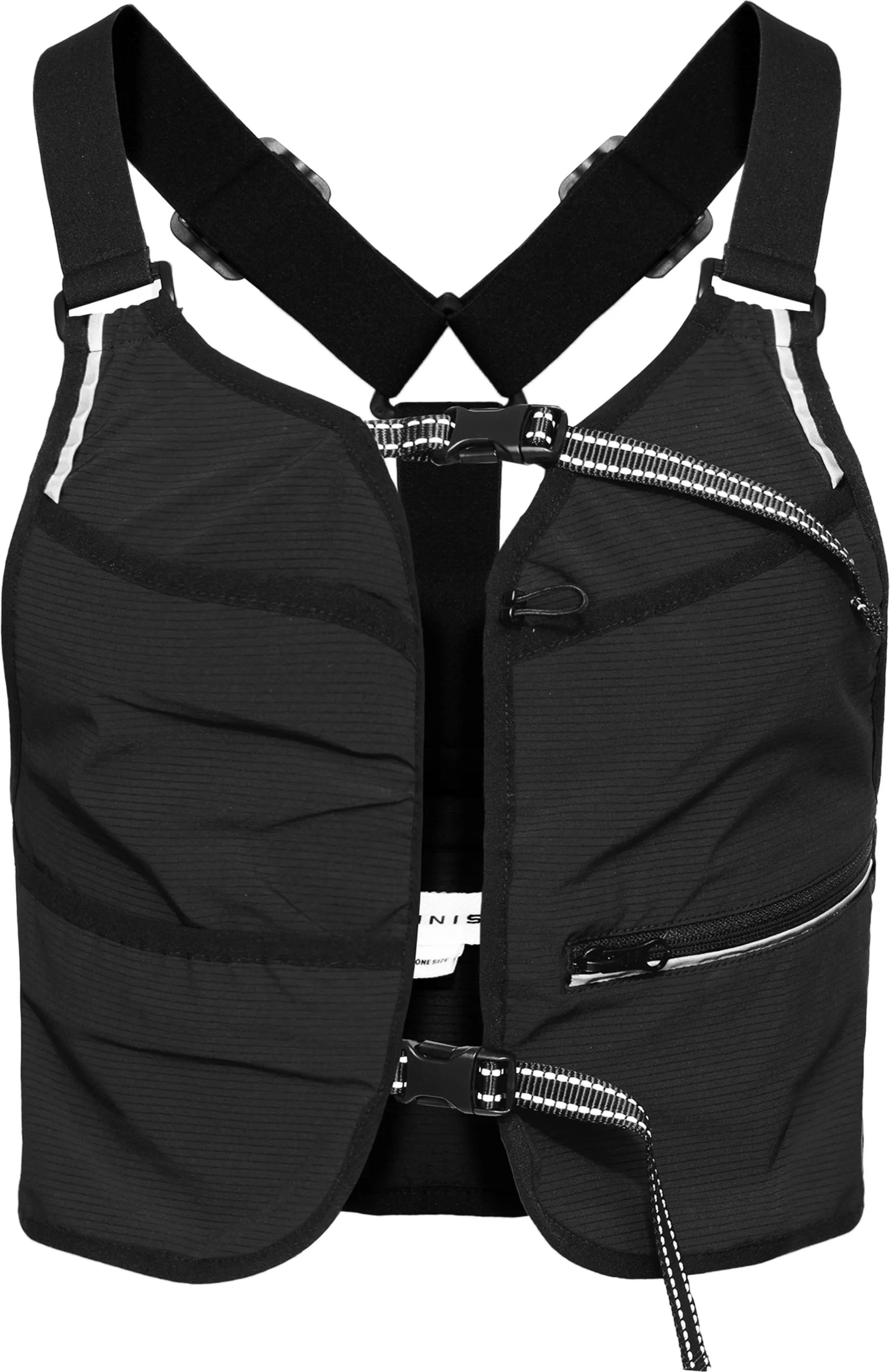 Röhnisch Women's Glowy Running Vest, Black Röhnisch Women's Glowy Running Vest, Black