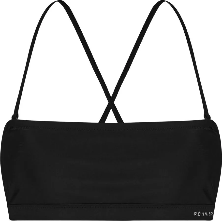 Röhnisch Women's Sahr Bandeau Bikini Top, Black, L Röhnisch Women's Sahr Bandeau Bikini Top, Black, L