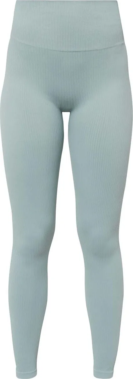 Röhnisch Women's Seamless Rib Tights, Silver Blue Röhnisch Women's Seamless Rib Tights, Silver Blue