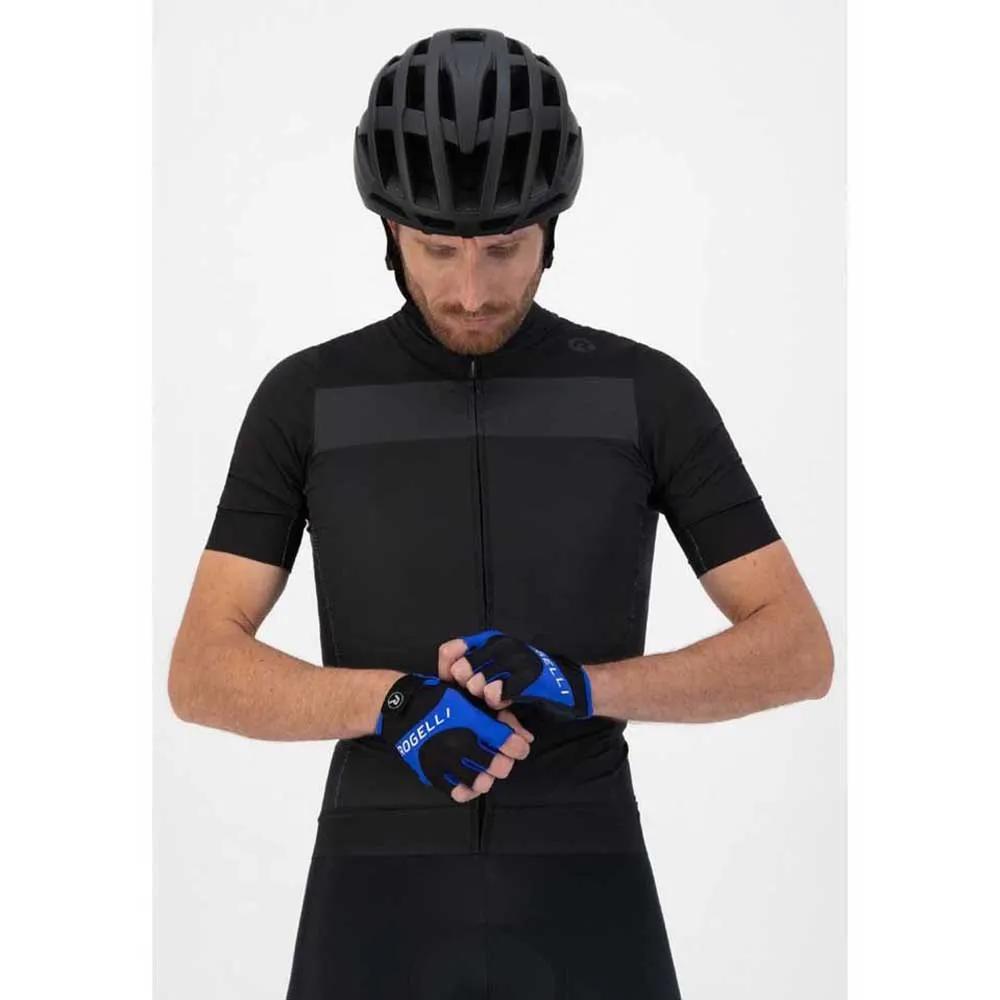 Rogelli Arios Ii Korta Handskar, Black / blue